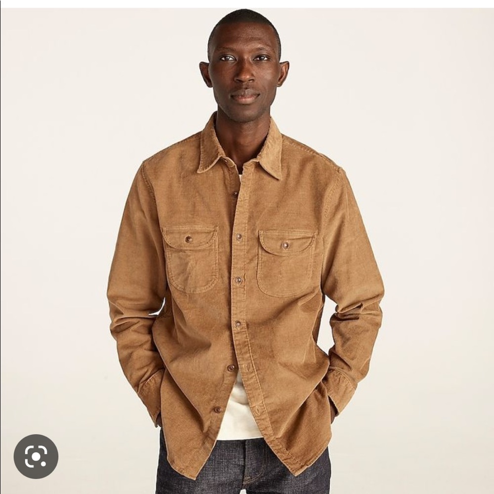 *J CREW * workman corduroy shirt NWOT